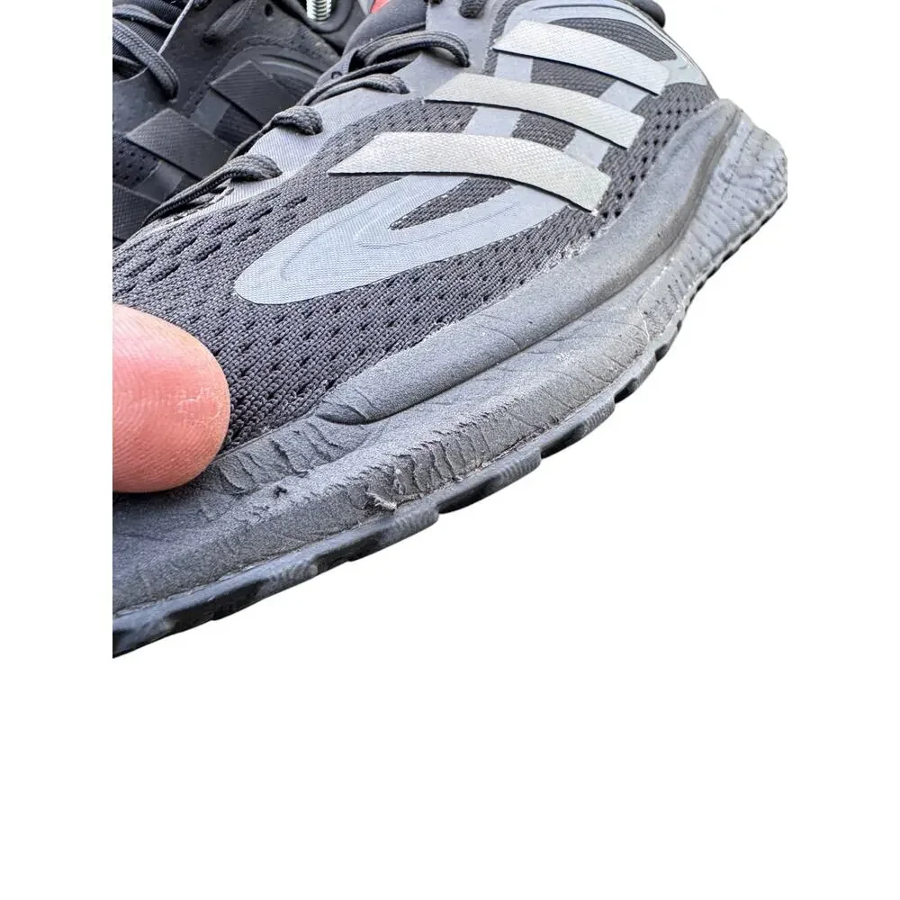 Adidas Solar Glide 4 Running Shoes Men's‎ 8.5 Black Upper Mesh Comfort S42559
